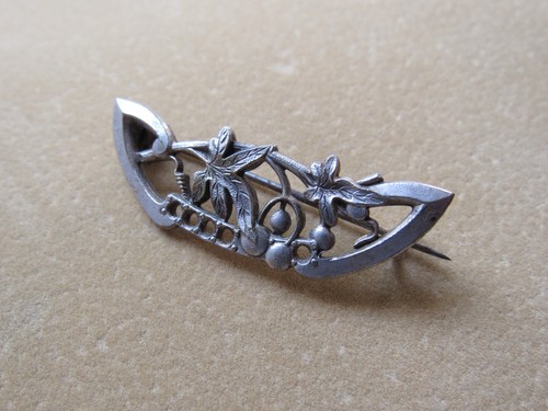 Art nouveau broche métal - ,