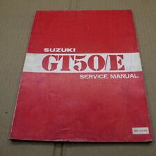 MANUEL REVUE TECHNIQUE D ATELIER SUZUKI GT 50 1979 -> service manual EN ANGLAIS