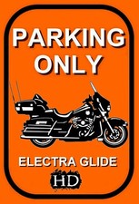 plaque " PARKING ONLY HARLEY