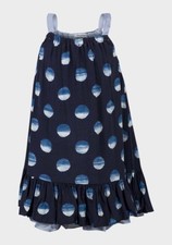 Robe fille imprimé à pois