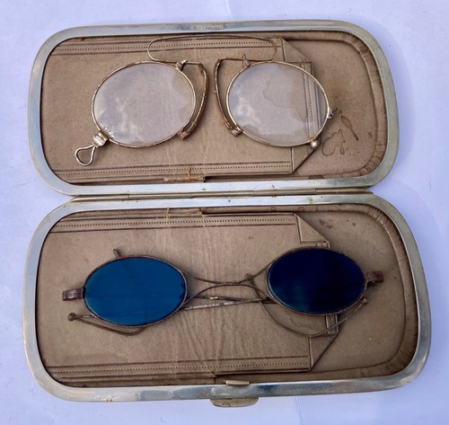 Paire lunettes binocles - lunettes,