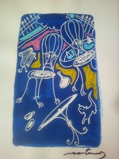 MARTINERY Dessin Sur Papier  Glacé  