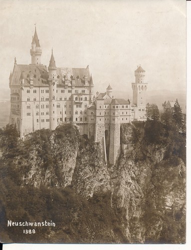 Neuschwanstein 1907 lot de - neuschwanstein, 7