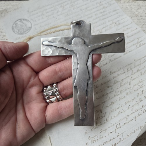 Pendentif grande croix jean - grande,