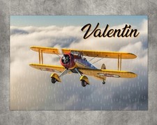 Puzzle Avion personnalisé avec prénom