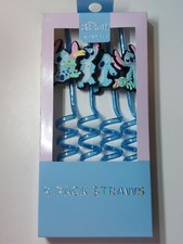 Lot de 4 pailles Disney Stitch