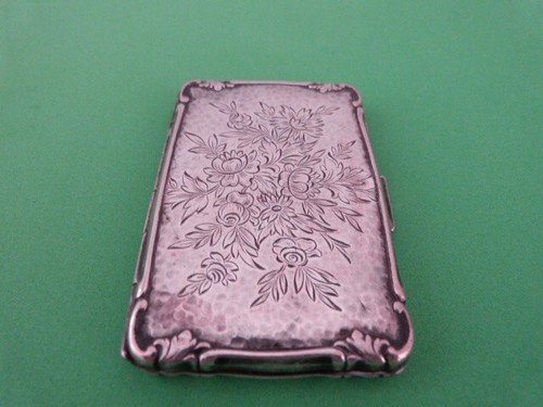 Ancien boite ciselée étui - ancien,