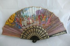 Eventail en tissu décor