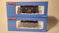 HO JOUEF LOT 2 WAGONS COUVERT TYPE G4