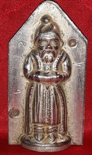 N° 333- ANCIENS MOULES A CHOCOLAT/PERE NOEL  / 9 cm 2 PARTIES  chocolate mold-