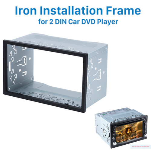 Silver double din car - silver,