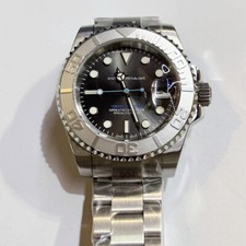 40mm Montre Mécanique Montre-Bracelet de Plongée Pour NH35 Mouvement