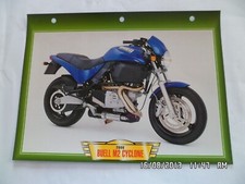 CARTE FICHE MOTO 2000 BUELL M2 CYCLONE (2EME PHOTO)