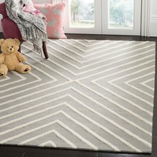 Claro Chevron Geometric Gris