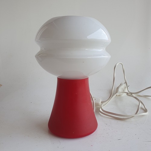 Lampe champignon ovni - , opaline