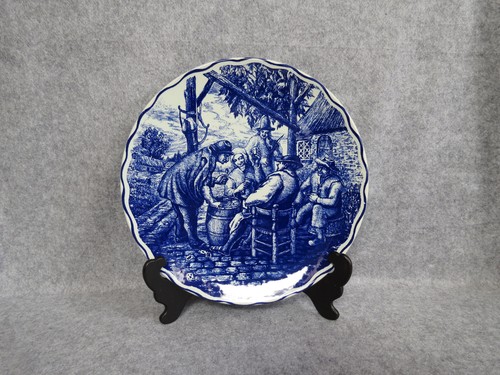 Plat rond delfts faïencerie - plat,