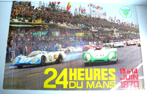 Affiche ancienne h du - ,