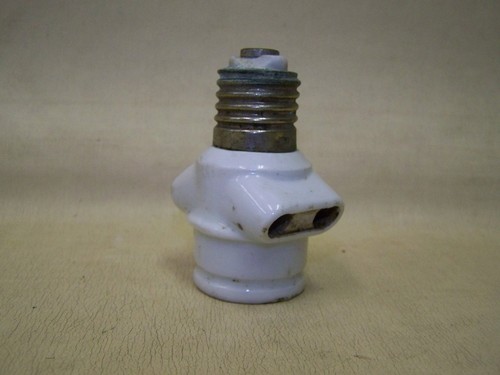 Ancienne douille porcelaine - ancienne,