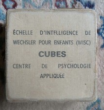 Cubes de test - 9 cubes Kohs