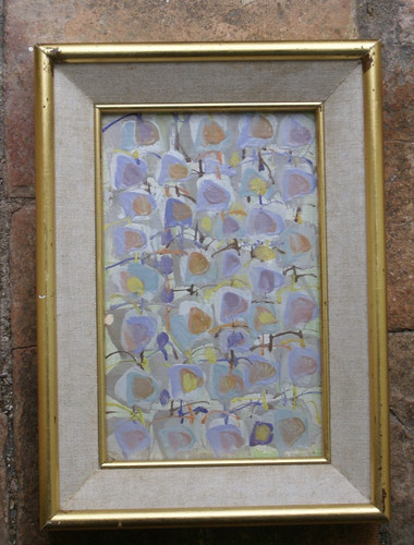 Composition abstraite huile - composition,