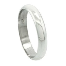 4mm Hommes & Femme Argent