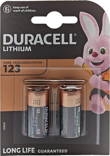 Duracell dl123a lot piles - duracell,