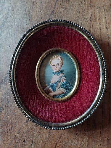 Belle peinture miniature - belle,