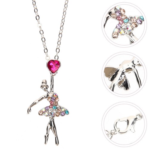 Collier pendentif danseuse - pendentif,