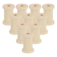 25 pièces bobines en bois