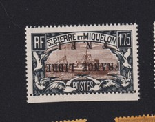Timbre de Saint-Pierre et Miquelon colonie , N° 242a, 1 f 75 gomme LUXE 010501