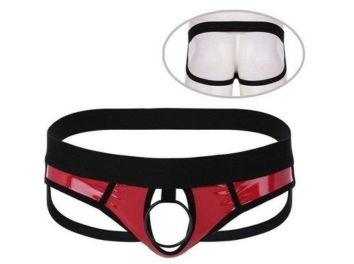 Slip homme rouge latex - slip,