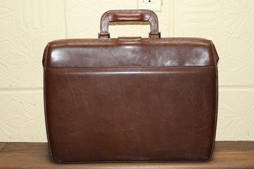 Jack georges leather briefcase - jack,