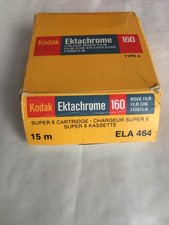 Pellicule film 15 m Kodak Ektachrome 160 ASA - Super 8 - 6/1982 vierge bon état