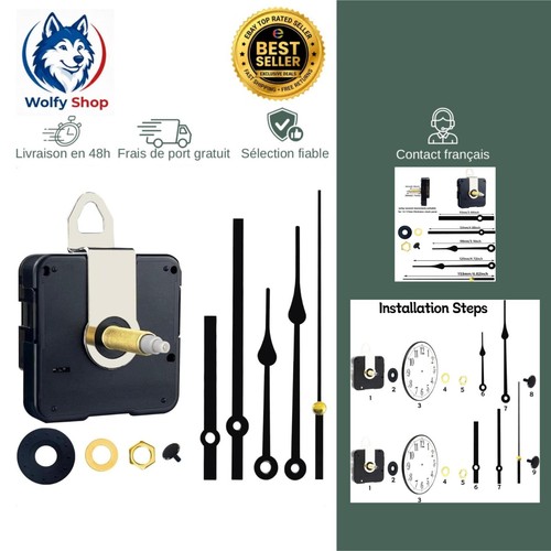 Mouvement horloge quartz - mouvement,