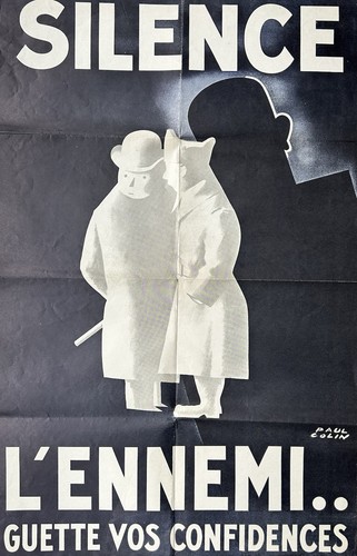 Affiche ennemi écoute - affiche, l’ennemi