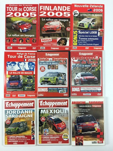 Lot dvd spécial rallye - 9,