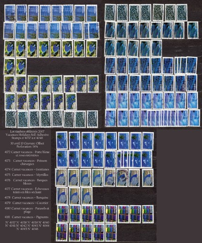 Lot 150 timbres oblitérés - timbres,