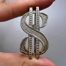 Pince à billets en or blanc