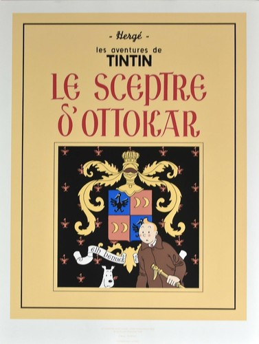 Hergé tintin serigraphie - serigraphie,
