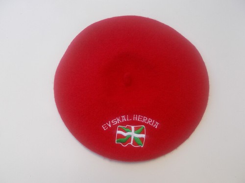 Béret basque rouge - ,