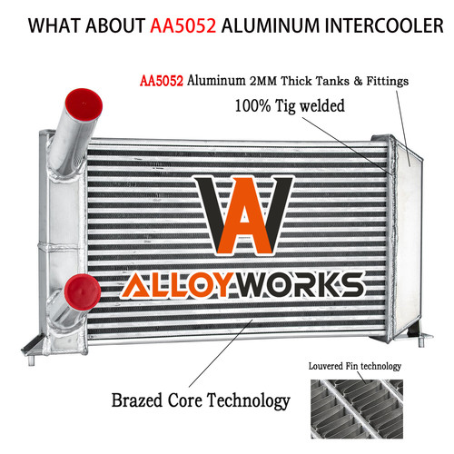 Alu intercooler pour - pour, land