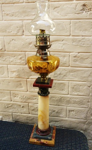 Ancienne grande lampe huile - lampe, /
