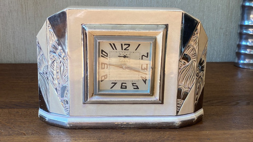 Ancienne pendule faience - ancienne,