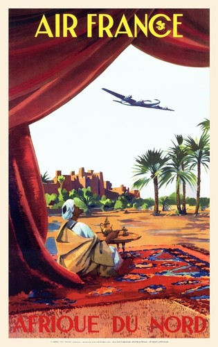 Air france 1950 afrique - france, du