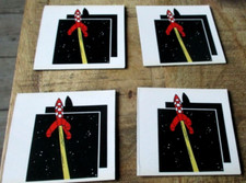 Tintin - Lot magnets fusée - Destination lune