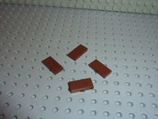 4 x LEGO OldBrown tile 1x2 ref