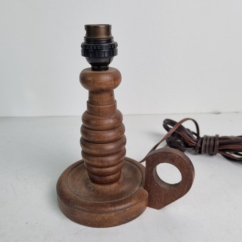 Pied lampe bois tourné - de, lampe,