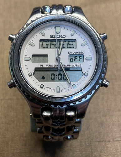 Seiko alarm watch - seiko,