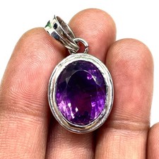 Pendentif améthyste naturelle - pendentif,