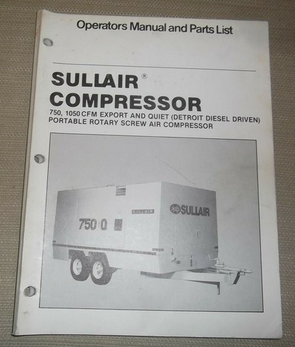 Sullair 750 1050 cfm air - sullair,